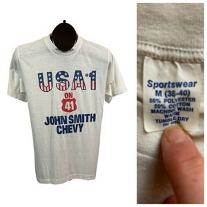 1980s Atlanta US 41 Chevy Car Sales Single Stitch T Shirt / Women’s Small *